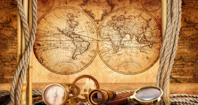 Винтажная карта