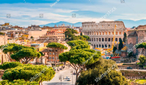 Вид на город