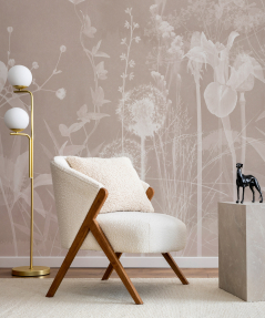 Воздушные одуванчики и полевые цветы