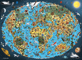 Карта с планетами