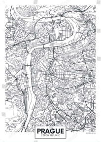 Карта Праги