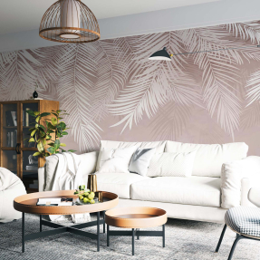 Бежевые листья