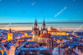 Вид на Прагу