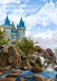 Замок на горе