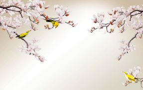 Цветы и птицы