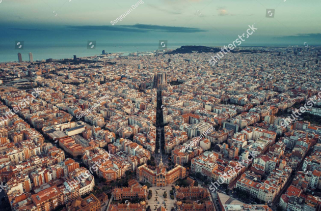 Вид на город