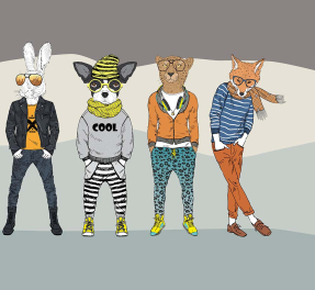 Модные животные