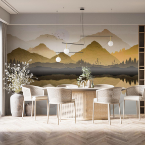 Горы в восточном стиле