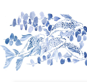 Акварельные рыбки