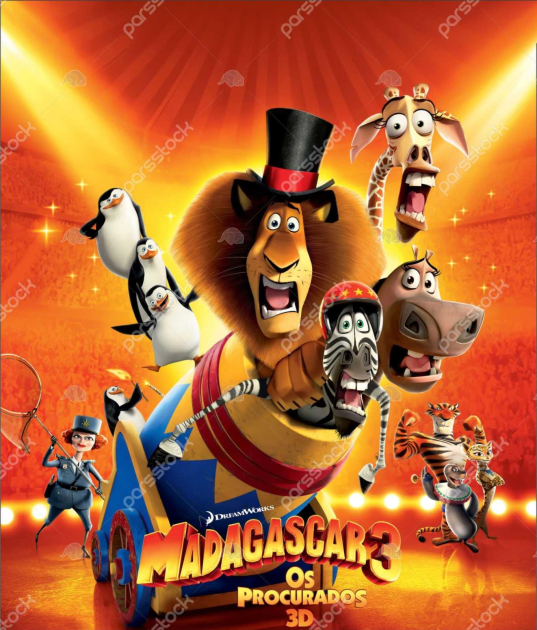 Персонажи Мадагаскара в цирке