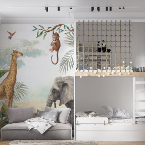 Животные на лужайке