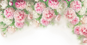 Арка с пионов