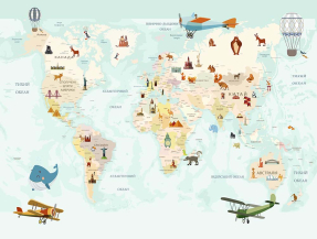 Карта на украинском языке