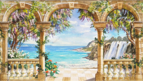 Арка с видом на море