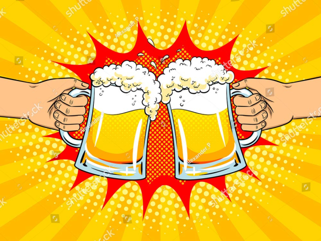 Кружки пива