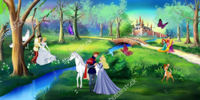 Принцесы Диснея в лесу