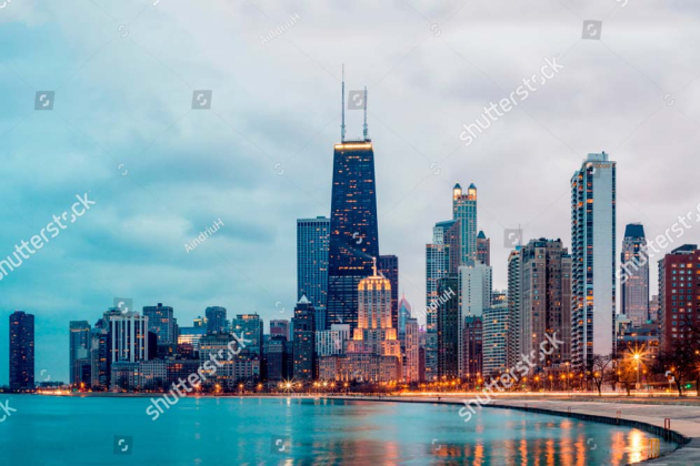 Вид на город