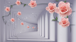 Тоннель с цветами