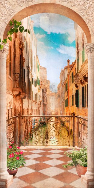 Арка с видом на Венецию