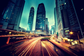 Вечерний мегаполис