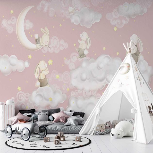 Зайчики на облаке