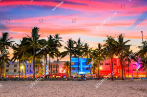 Закат в Майами