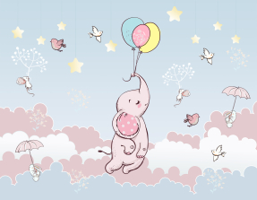 Слон на шариках