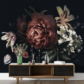 Букет с пионом