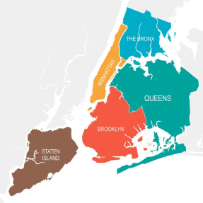 Карта Нью-Йорка