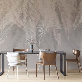 Нежно бежевые перья