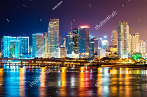 Вид на вечерний Майами