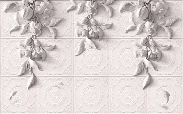 Цветы на стене