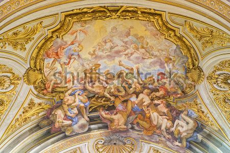 Фреска - Падіння ангелів Фреска - Падіння ангелів