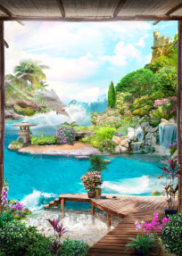 Фреска с видом на море