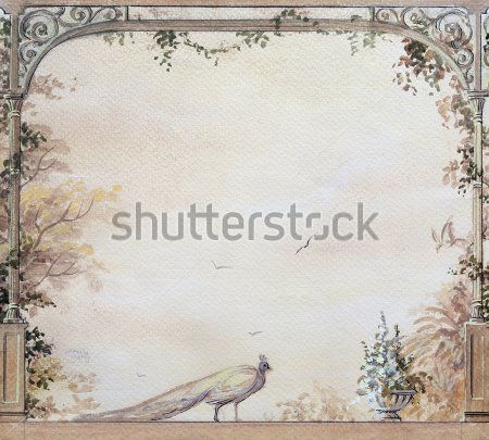 Арка з павичем