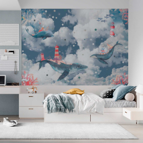 Кити в небі