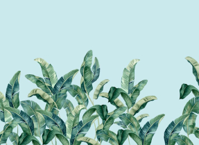 Акварельные листья