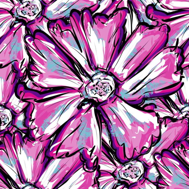 Яркие цветы