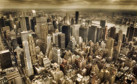 Вид на Нью Йорк