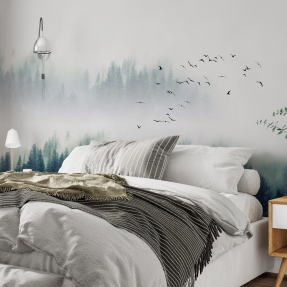 Облака над лесом