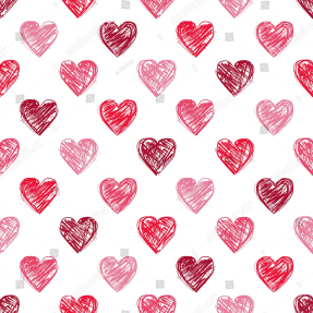 Паттерн с сердечками