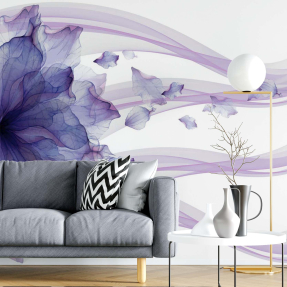 Фиолетовый цветок