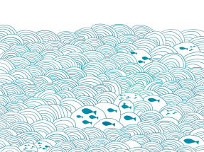 Волны на стене