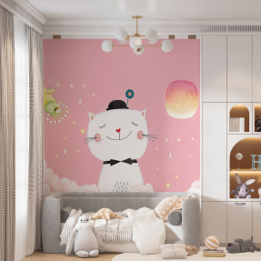 Котик в шляпке