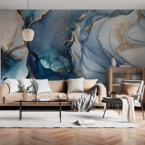 Синя абстракіця