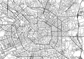 Карта Милана