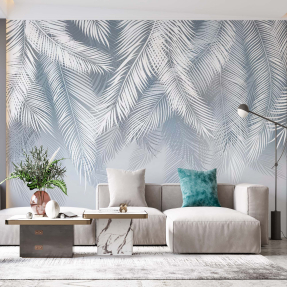 Голубое перья