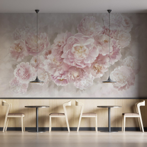 Розовые пионы