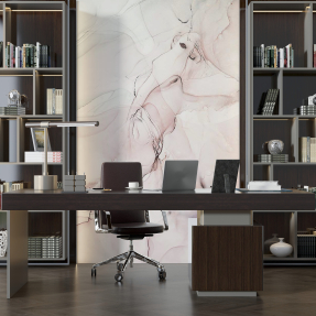 Нежно розовая картина