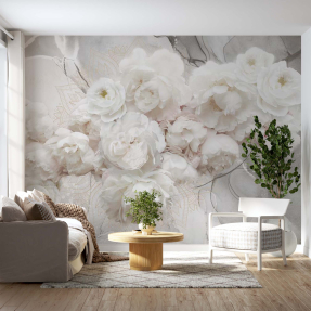 Пионы на стене